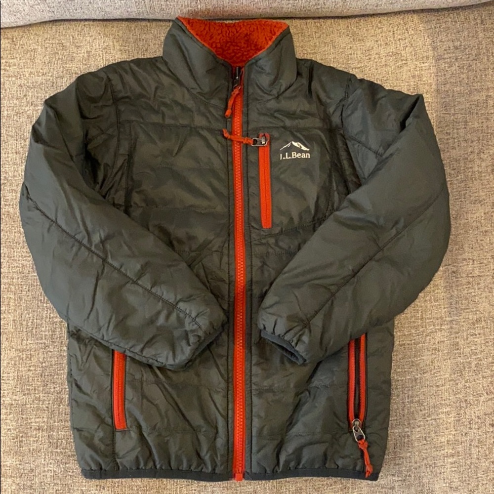 Kids LLBean reversible jacket